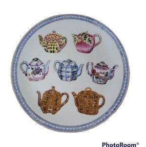 Oriental Accent Holly Holderman For Lake House Teapot Decorative Plate